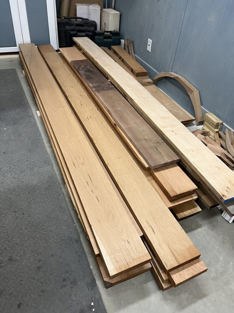 Cherry Planks for Table Base